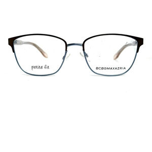 BCBG MAXAZRIA‎ Hilda Brown Blue Square Eyeglasses Frames 50-16 130 H20708